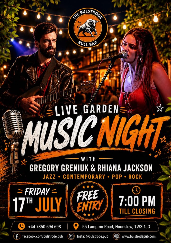 Live Garden Music Night with Gregory Greniuk & Rhiana Jackson